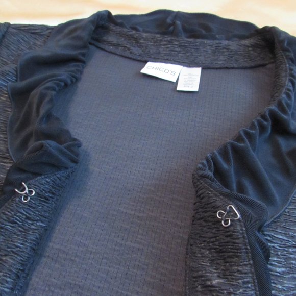 Chico's Blazer Ruffle Front - Picture 14 of 16